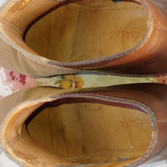 Madewell Low Chelsea Brown Leather and Tan Suede Ankle Boots Women's size 8.5 - Picture 12 of 17